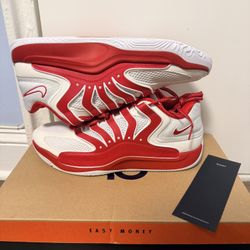 Nike KD 18 TB White University Red Size 11.5 
