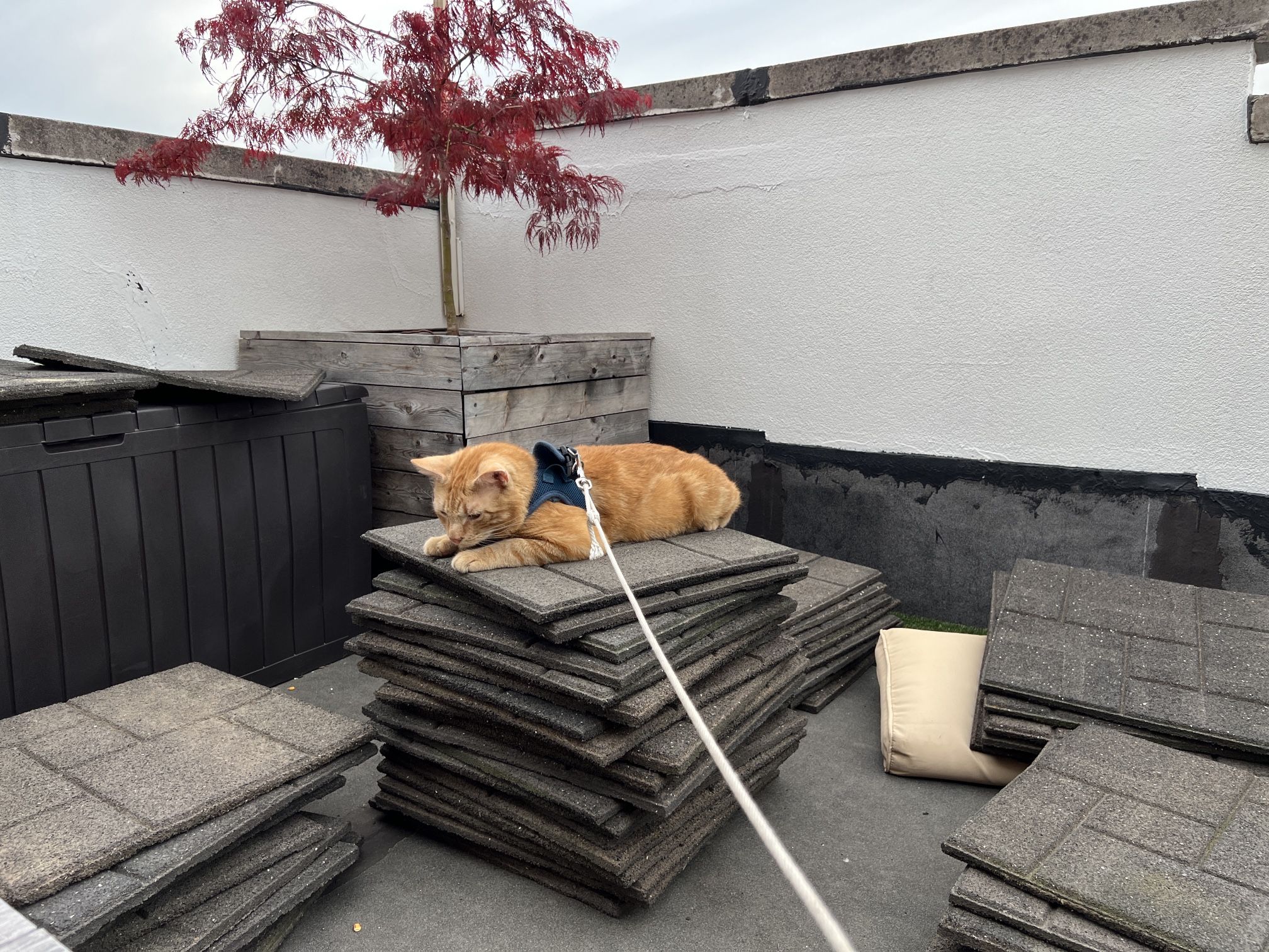 Envirotile Rubber Outdoor Tiles For Patio Pavers, Garden, Deck, and Roof
