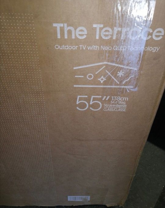 SAMSUNG 55"INCH QLED 4K THE TERRACE LST7D OUTDOOR TV.