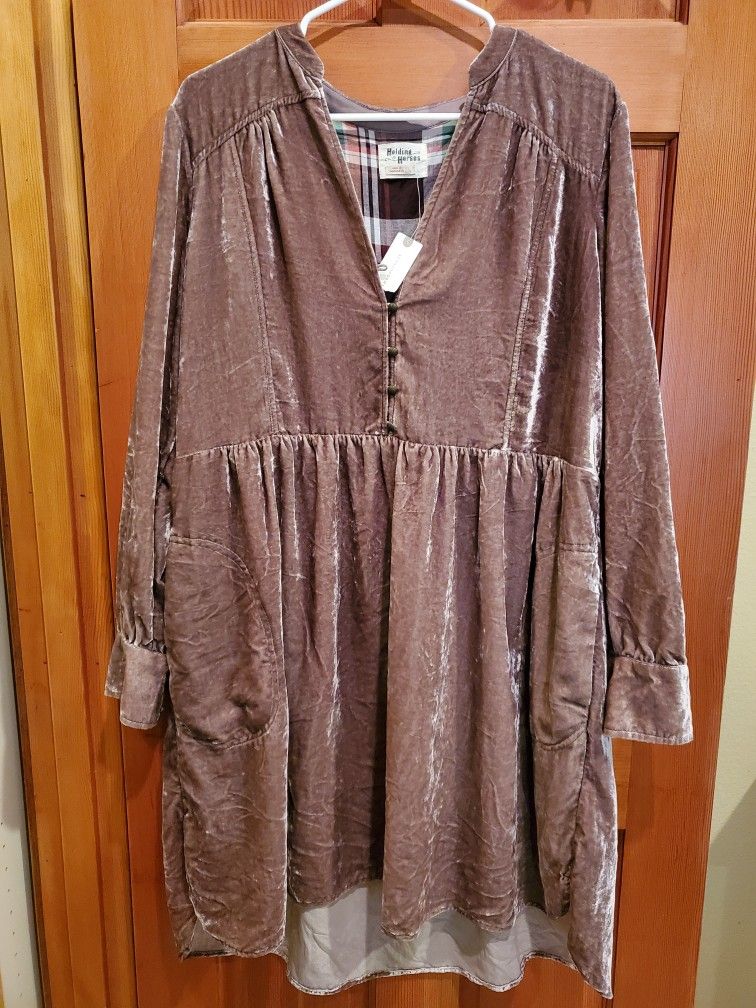 New Anthropology Dress, Holding Horses Originally $150