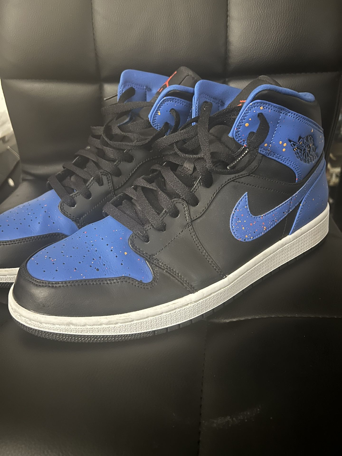 Jordan Mid Royal Splatter Size 12 For Sale