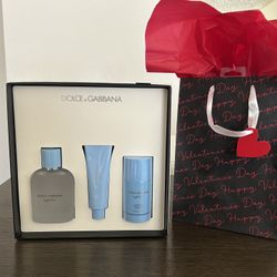 Dolce Gabbana Light Blue Men’s Cologne Set 