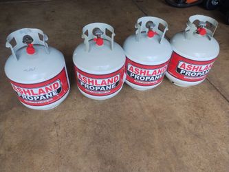 Full propane tank