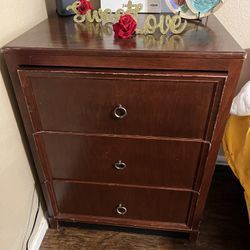 3 Drawer Dresser Beautiful Walnut Wood