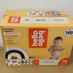 Hello Bello Premium Baby Diapers Newborn 76ct