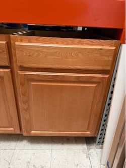 Oak base kitchen cabinets 24