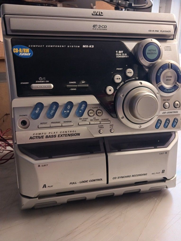 JVC Stereo System Main Unit