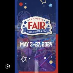 3 La County Fair Tickets And Parking Pass