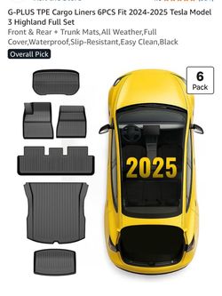 Floor Mats Tesla Model 3 Highland ‘24-‘25