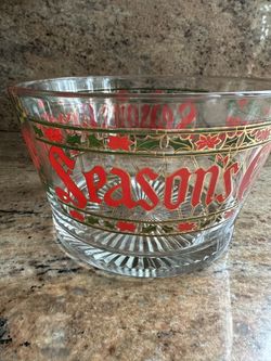Seasons, Greetings Christmas Bowl