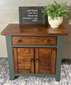 Rustic Farmhouse Small Cabinet