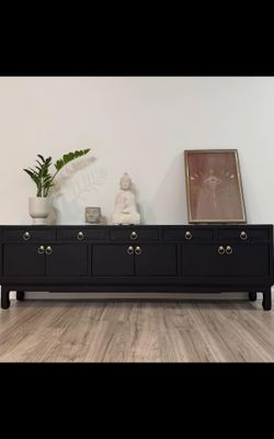 Beautiful  Restored Handmade TV Stand / Entryway
 77”L x 12”W x 24”H
