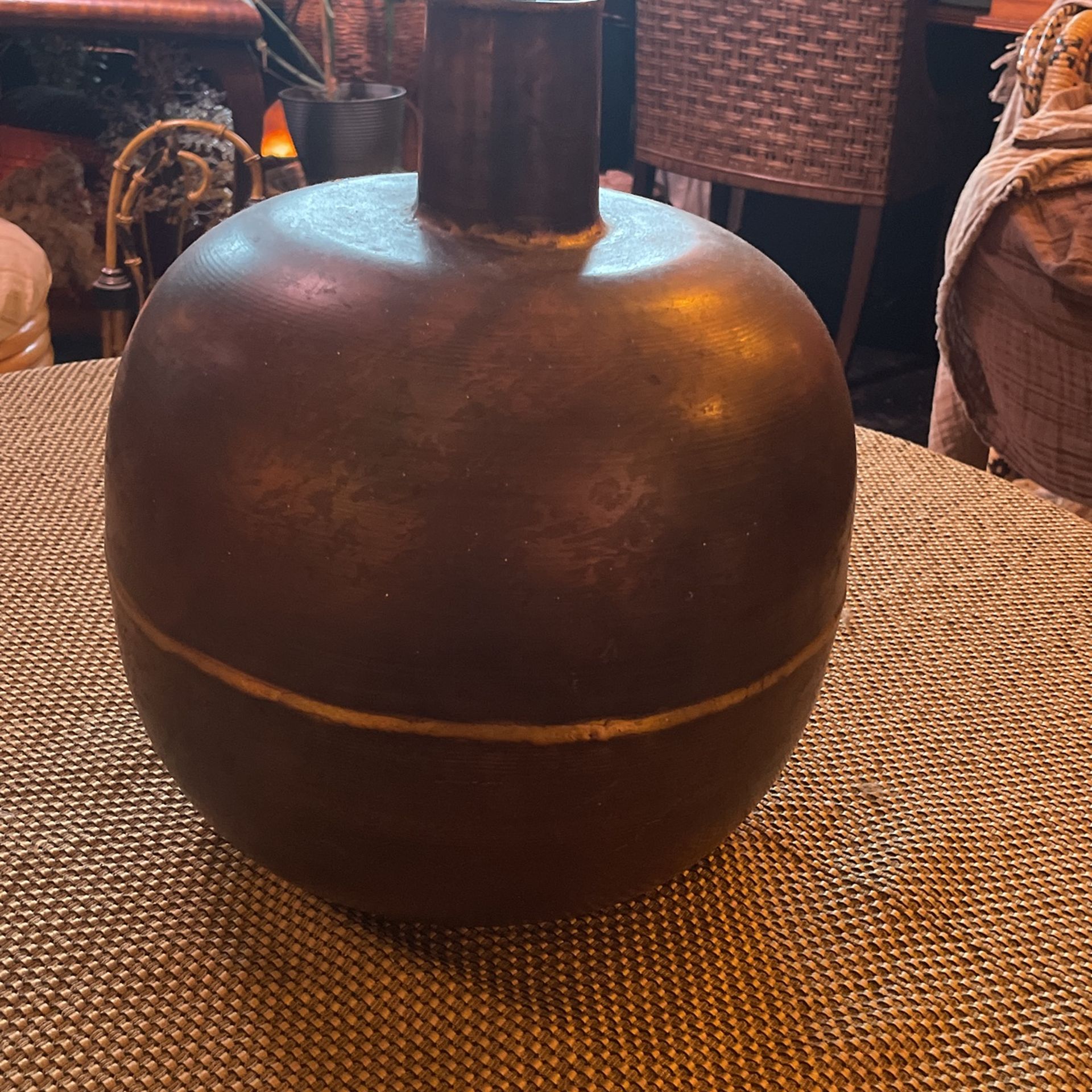 10 Inch Brass Vase