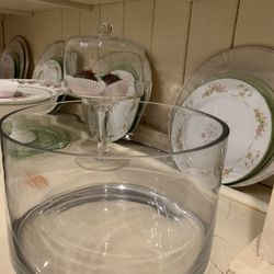 Round Dish Garden/ Heavy Fish Bowl / Terrarium 