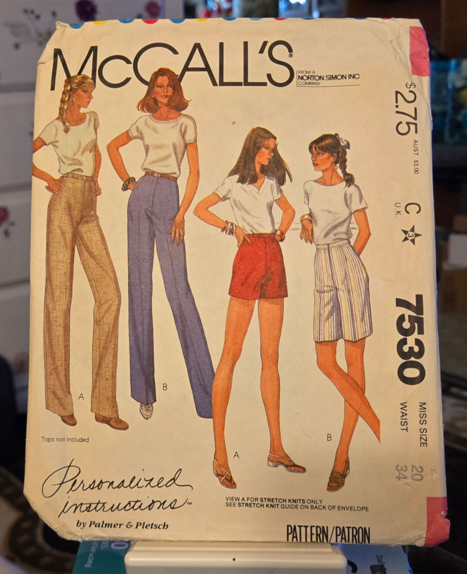 Vintage Retro McCall's Pattern