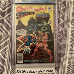 DC Comics Presents #47 CGC 9.4 1982 1st He-Man Skeletor/Master Univ  Newsstand 
