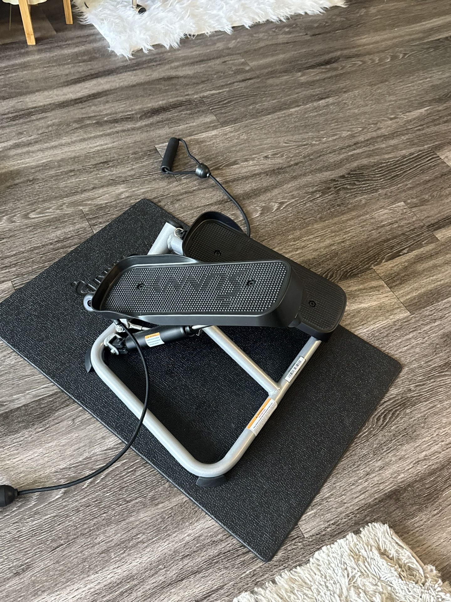 Mini Stepper With Resistance Bands