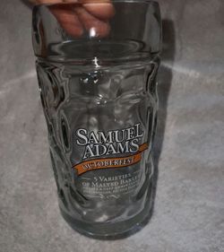 Beet Stein Sam Adams 6.5” Large Heavy 