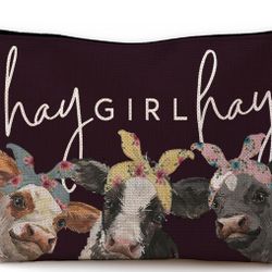 “Hay Girl Hay” Cosmetic Bag - BRAND NEW