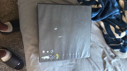Binder full of baseball cards