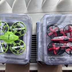 2 Mini Drones Quadcopters FPV Eachine E010 Eachine E016H