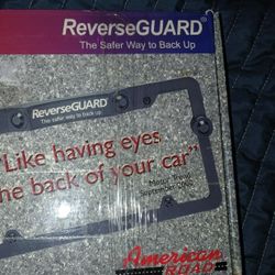 Reverse Guard Backup Camera License Plate !