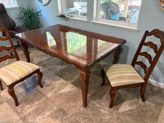 Wood dining set