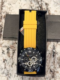 Cayon 1996 Watch - Brand New - Yellow And Black