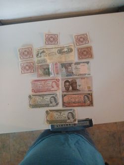 Different Bills From Different Countries 