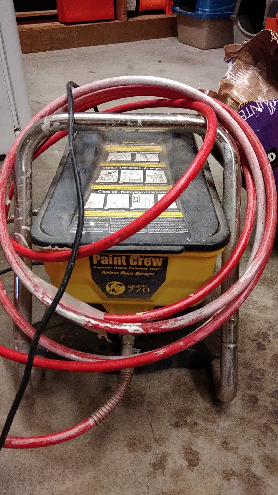 Wagner Paint Crew Airless Paint Sprayer Model 770