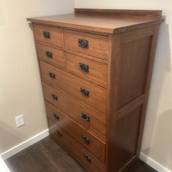Solid wood dresser