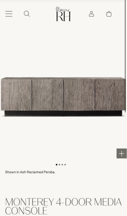 Restoration Hardware Media cabinet