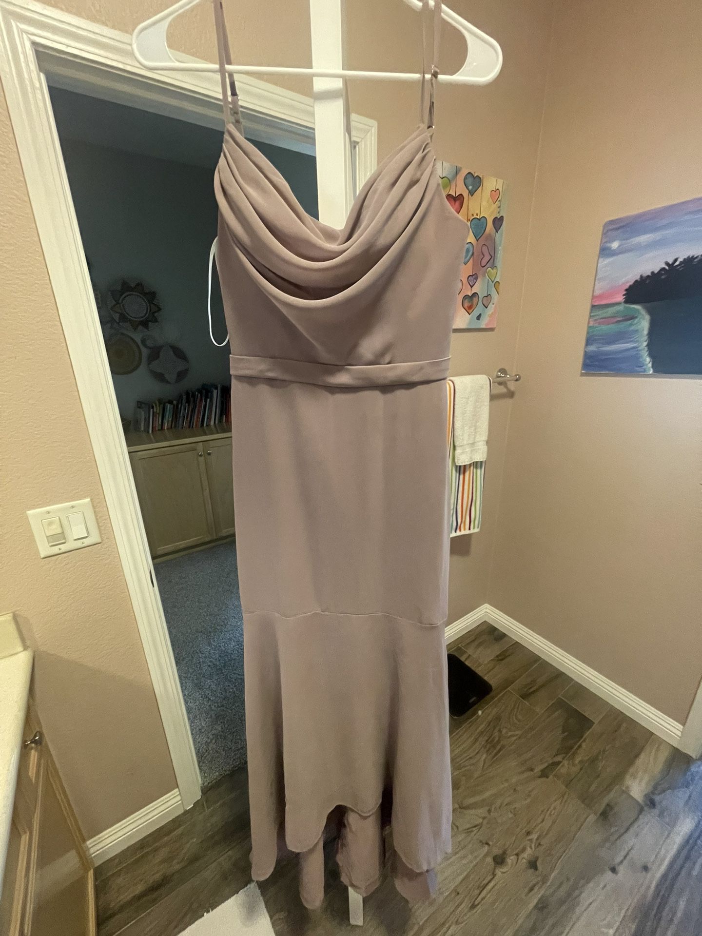 Dusk Purple Dress Bridesmaids/ Prom/ Hoco 