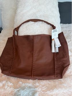 Women large Carry bag vintage finish some leather