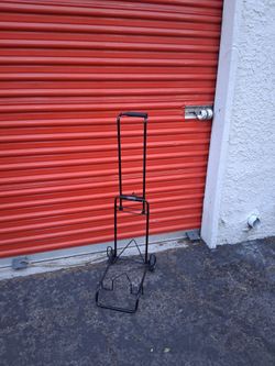 Fold up multipurpose pull/push cart pickup 3-8:30 pm rainbow/charleston cash only read description
