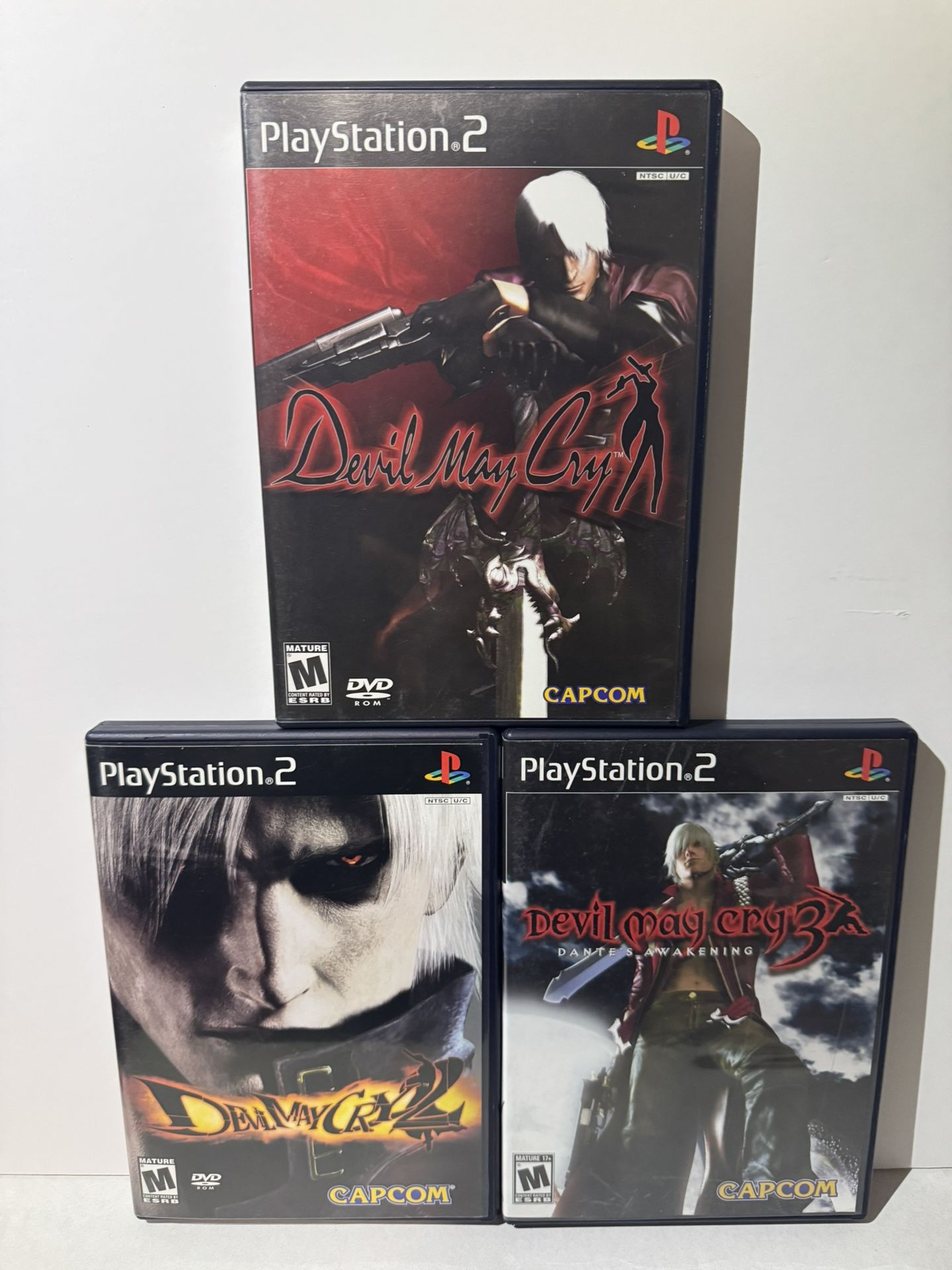 Devil May Cry: 1-3 Collection trilogy (Sony PlayStation 2, 2006) (CIB) complete