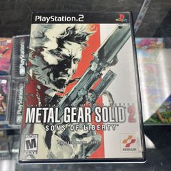 Metal Gear Solid 2 Ps2 $20 Gamehogs 11am-7pm