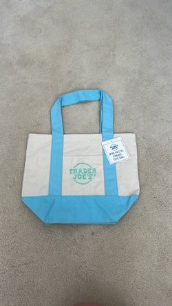 Trader Joe’s mini canvas tote bag