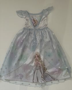 Disney Frozen Elsa Toddler Girl Nightgown Size:3T