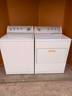 Whirlpool washer and dryer