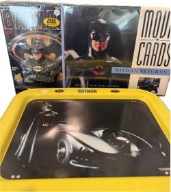 Vintage Batman Collection 1(contact info removed) Sealed Cereal Bank Movie Cards Batmobile Tra