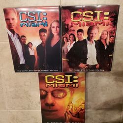 CSI Miami DVD Seasons 1, 2 & 3
