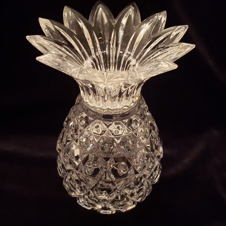 Vintage Glass Pineapple Candle Holder

