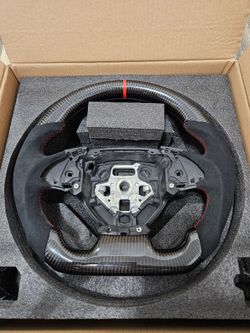 BRAND NEW 2016-2024 CHEVROLET CAMARO Real Carbon Fiber Steering Wheel