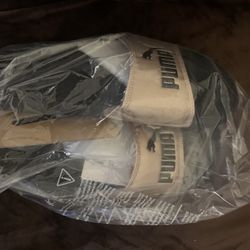Gold Puma Girl’s Slides
