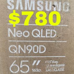 Samsung 65 NEO QLED LED LCD 120Hz Top Of The Line TV