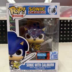 Funko Pop! Sonic With Caliburn 2025 Fall Convention Exclusive
