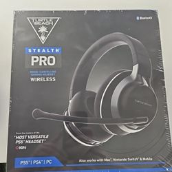 Unopened Turtle Beach Stealth Pro Wireless Gaming Headset for PlayStation SEALED*