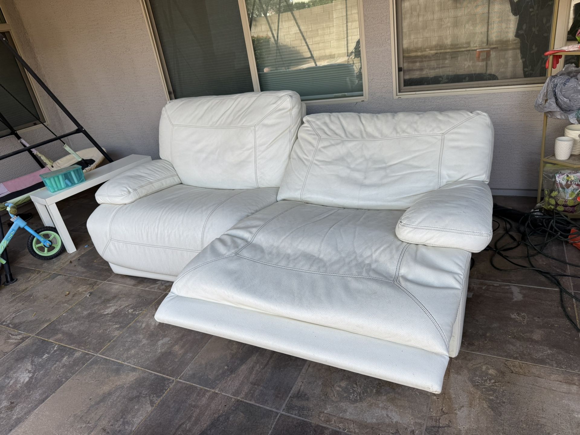 ZGallerie Italian Leather Recliner