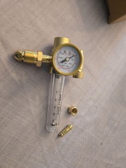 New Argon CO2 Flowmeter Regulator Gauge  for Mfg Welding